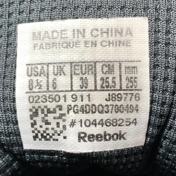 REEBOK REALFLEX RUN 2 Women`s Size 8.5 Black White Running Shoes J89776 - Picture 8 of 8